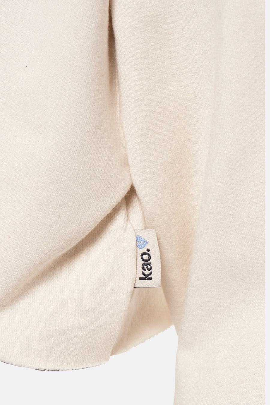 Sweater met ronde hals Ecru - KAOTIKO