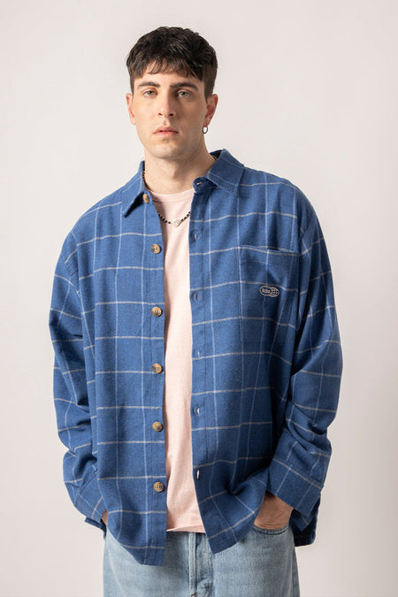 Hemd (lange mouwen) Blauw - KAOTIKO