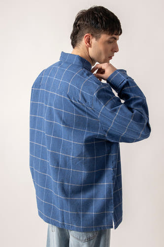Hemd (lange mouwen) Blauw - KAOTIKO
