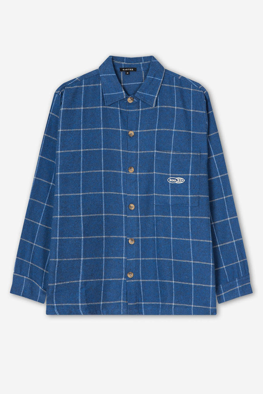 Hemd (lange mouwen) Blauw - KAOTIKO