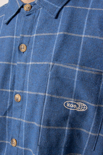 Hemd (lange mouwen) Blauw - KAOTIKO