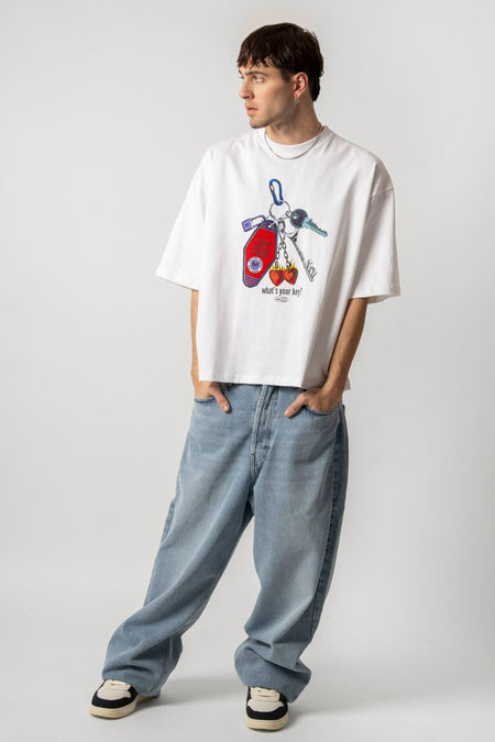 T-shirt (korte mouwen) Wit - KAOTIKO