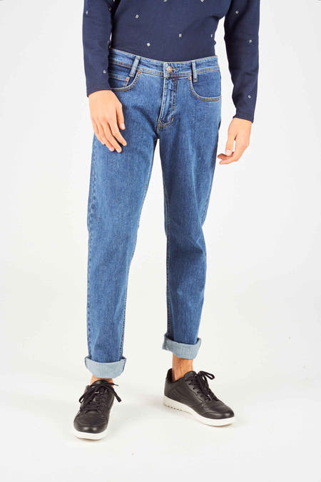 Jeans straight Mid blue denim - MAC