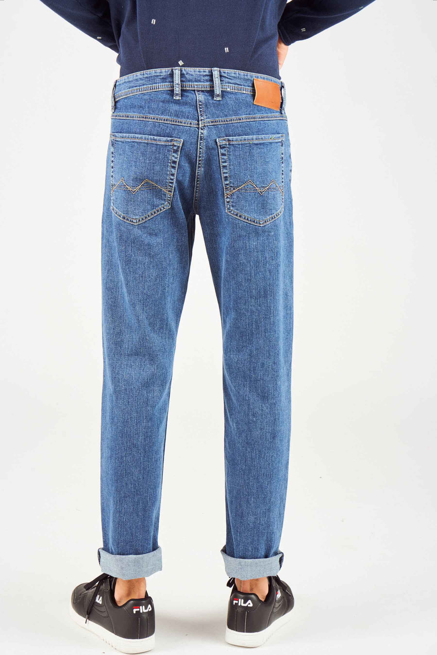 Jeans straight Mid blue denim - MAC