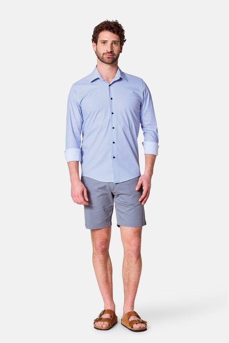 Hemd (lange mouwen) Blauw - Bruce & Butler