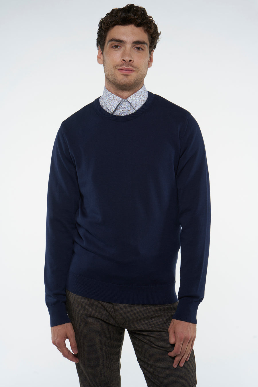 Trui met ronde hals Blauw - Bruce & Butler