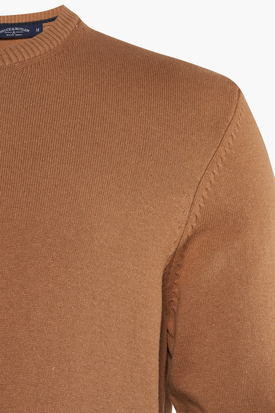 Trui met ronde hals Beige - Bruce & Butler