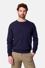 Pull met ronde hals - Donkerblauw