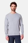 Pull met ronde hals - grijs