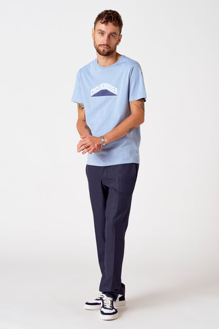 T-shirt (korte mouwen) Blauw - Cyclo Club Marcel