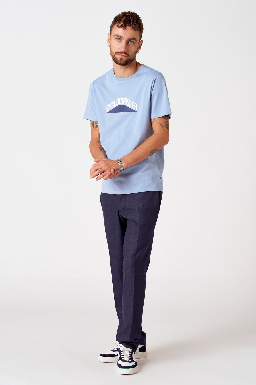 T-shirt (korte mouwen) Blauw - Cyclo Club Marcel