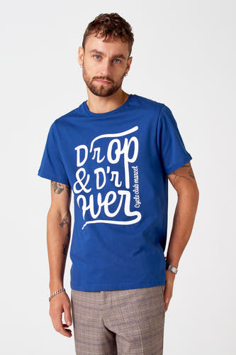 T-shirt (korte mouwen) Blauw - Cyclo Club Marcel