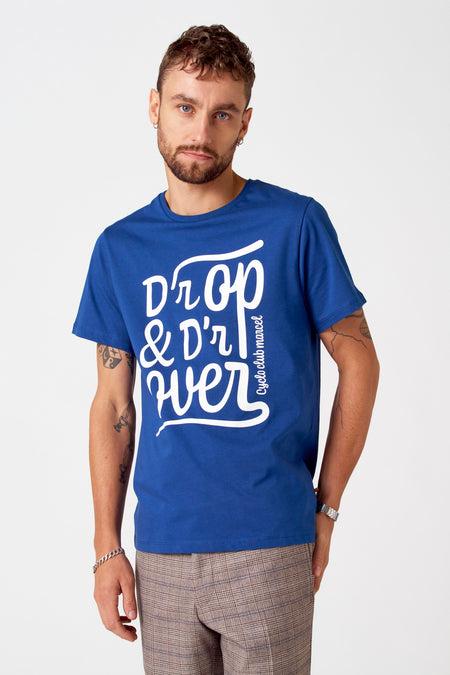 T-shirt (korte mouwen) Blauw - Cyclo Club Marcel