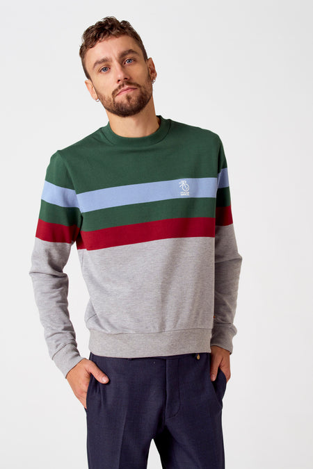 Sweater met ronde hals Multicolor - Cyclo Club Marcel