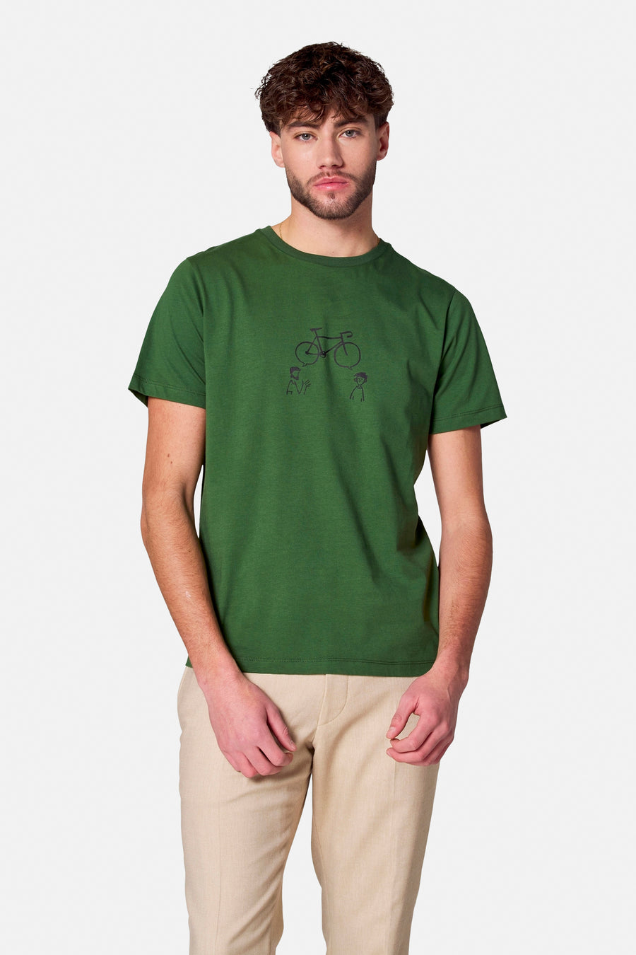 T-shirt (korte mouwen) Groen - Cyclo Club Marcel