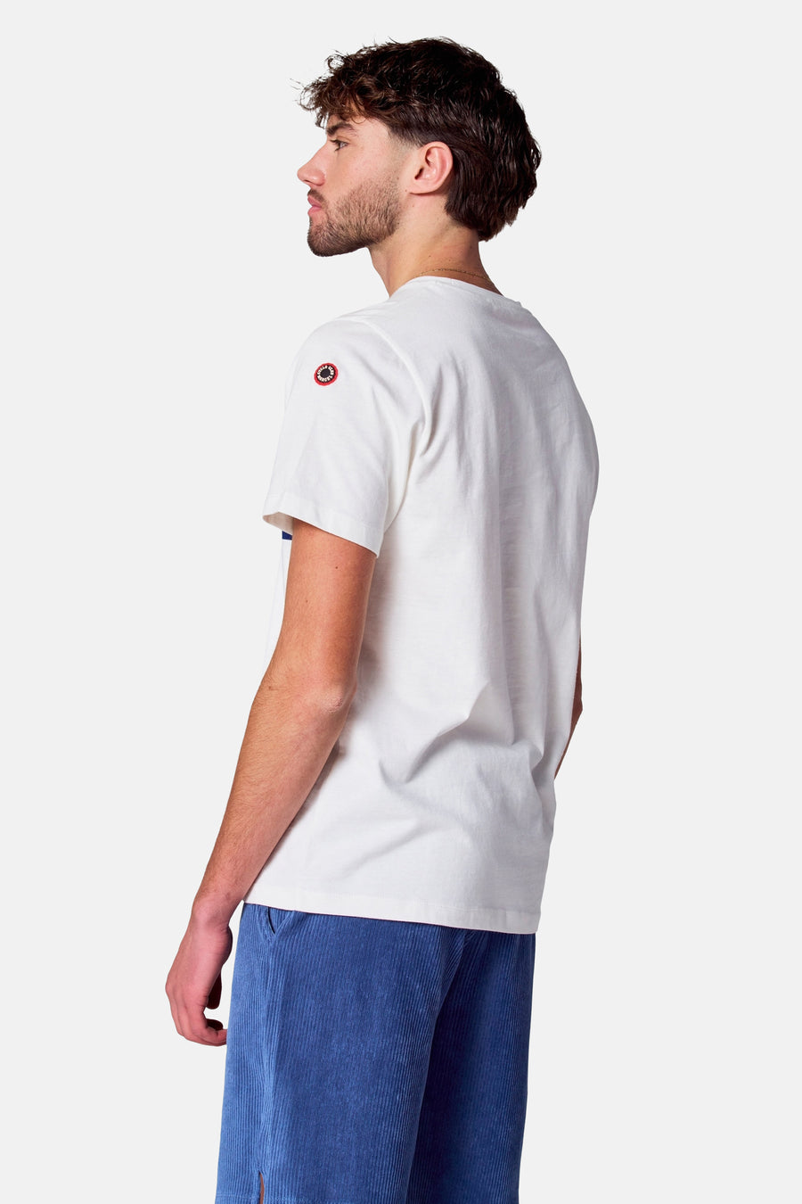 T-shirt (korte mouwen) Wit - Cyclo Club Marcel
