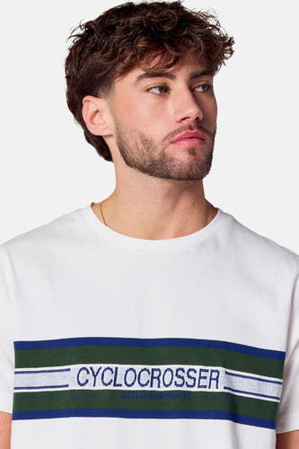 T-shirt (korte mouwen) Wit - Cyclo Club Marcel
