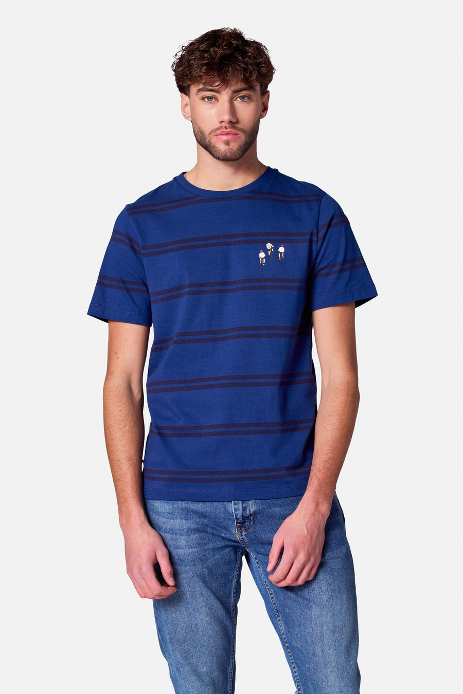 T-shirt (korte mouwen) Blauw - Cyclo Club Marcel