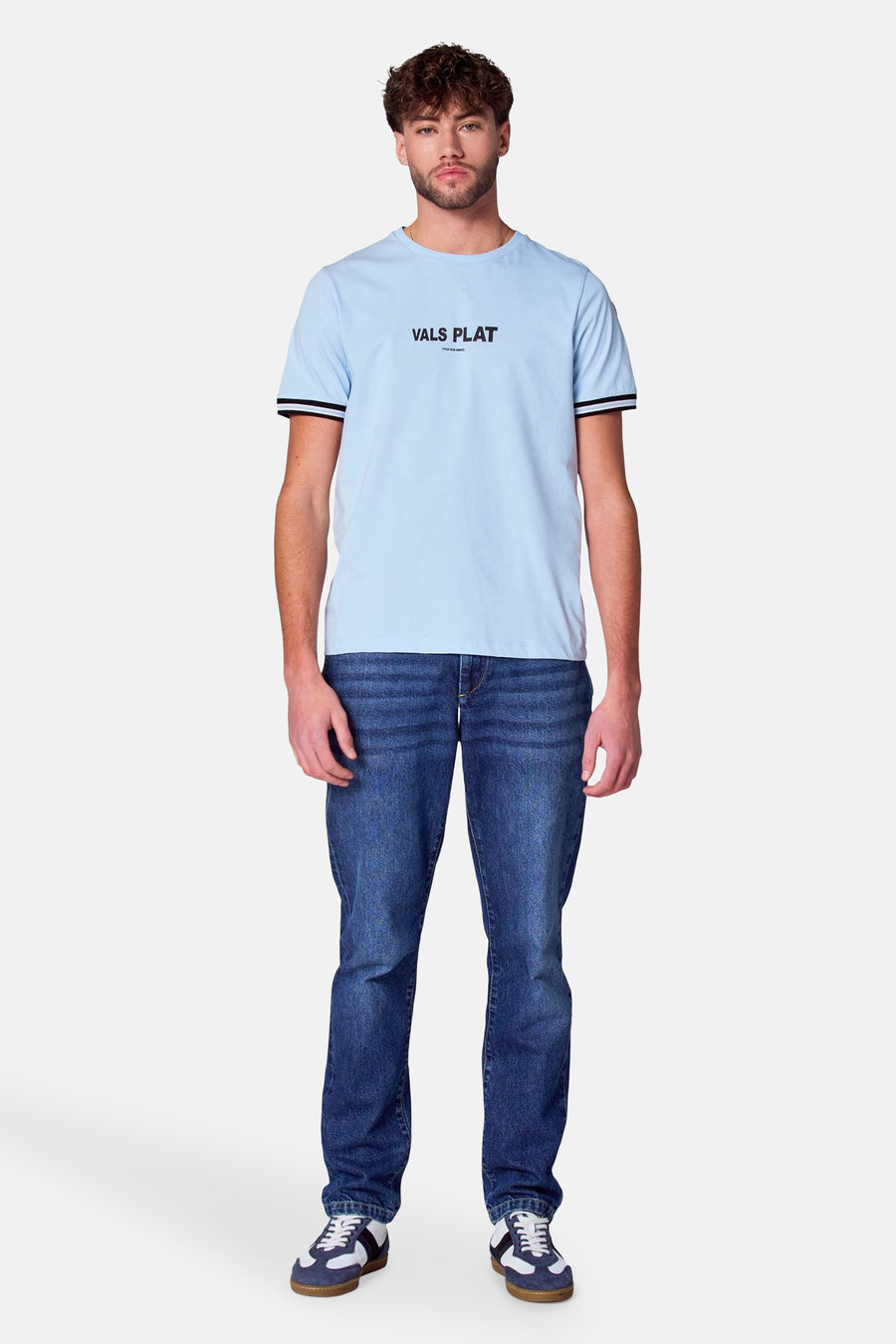 T-shirt (korte mouwen) Blauw - Cyclo Club Marcel