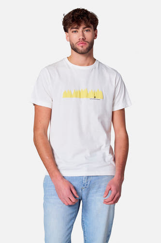 T-shirt (korte mouwen) Wit - Cyclo Club Marcel