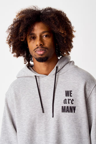 Sweater met kap Grijs - COELY