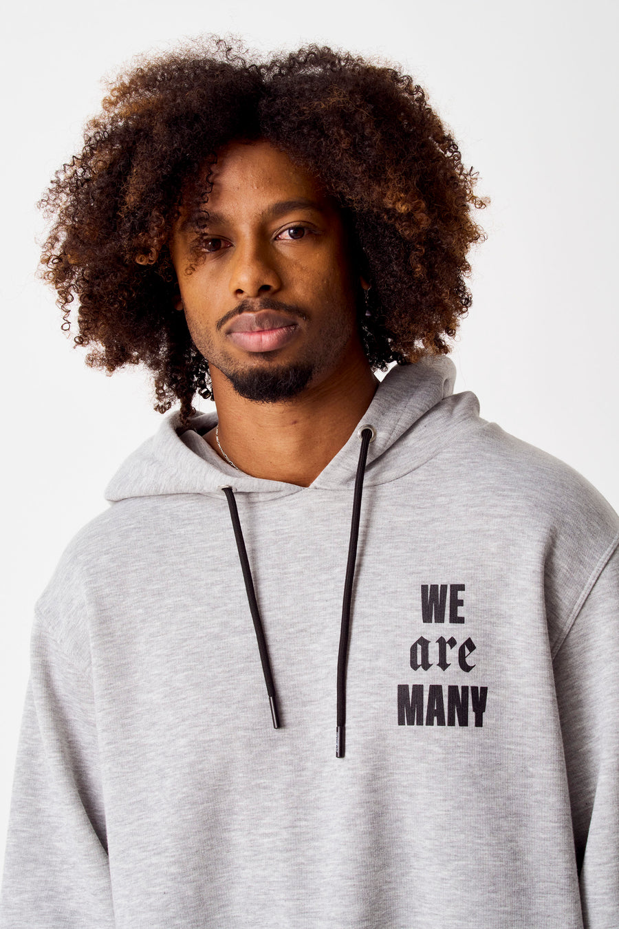Sweater met kap Grijs - COELY