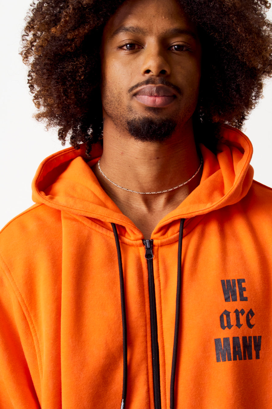 Sweater met kap Oranje - COELY