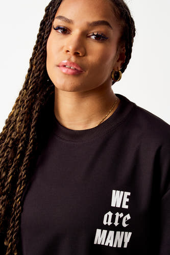 T-shirt (korte mouwen) Zwart - COELY