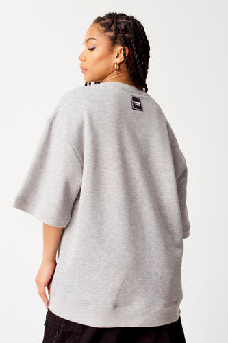Sweater met ronde hals Grijs - COELY