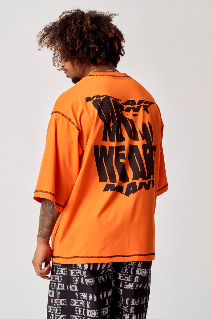 T-shirt (korte mouwen) Oranje - COELY