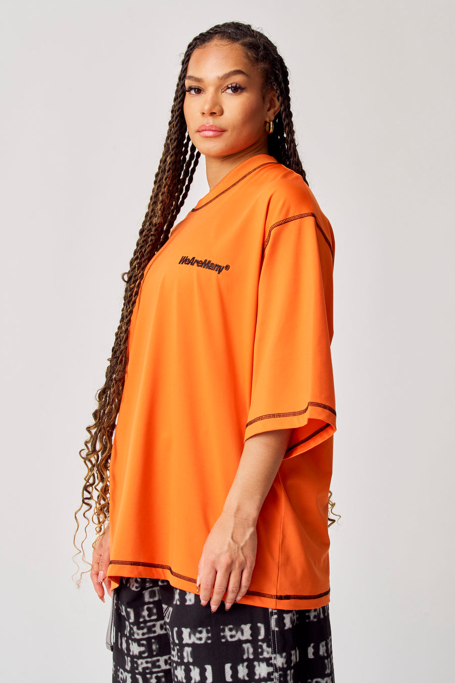 T-shirt (korte mouwen) Oranje - COELY