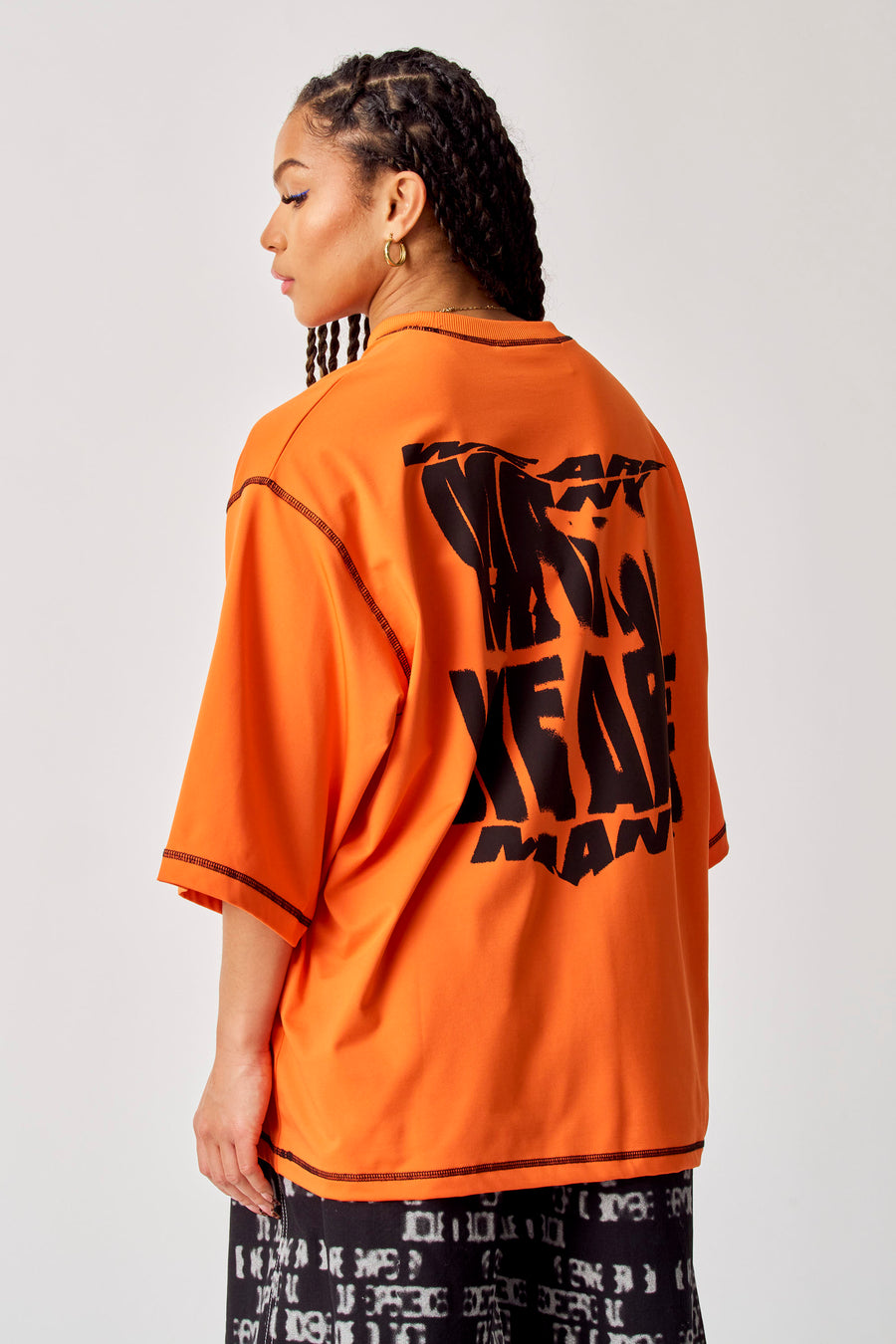 T-shirt (korte mouwen) Oranje - COELY