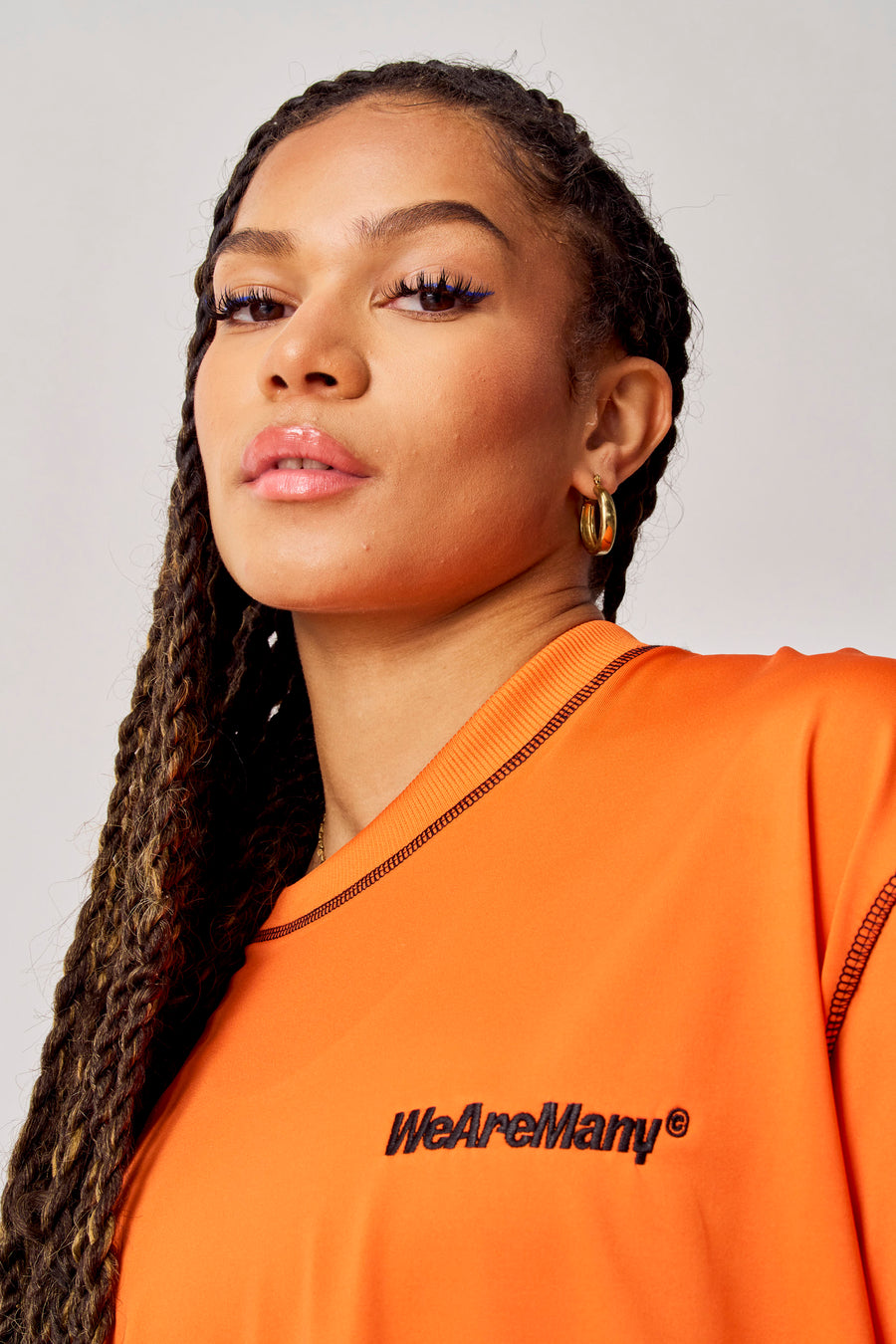 T-shirt (korte mouwen) Oranje - COELY
