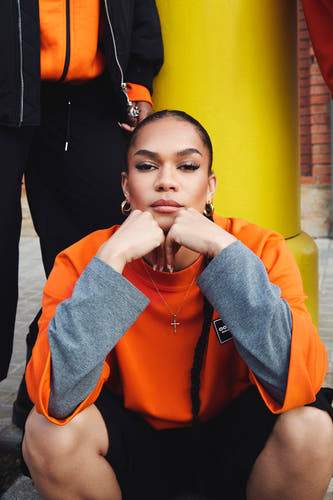 Top (lange mouwen) Oranje - COELY