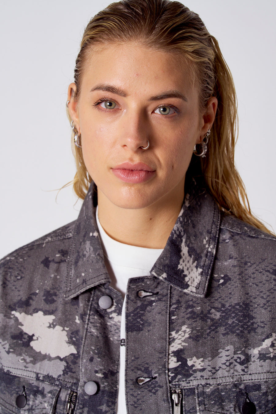 Jeansjas Dark grey denim - COELY