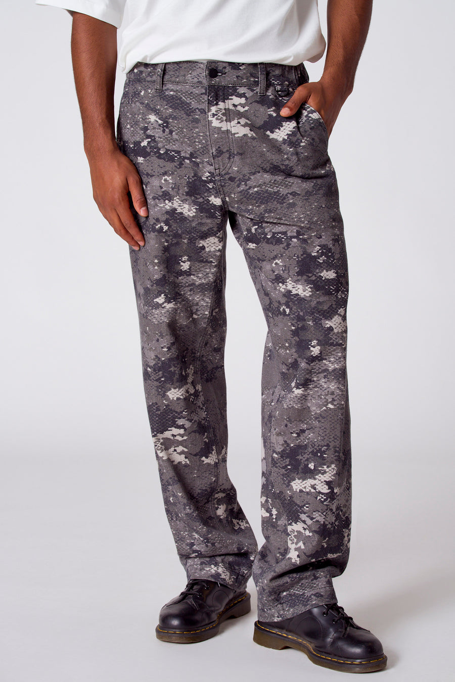 Jeans straight Dark grey denim - COELY