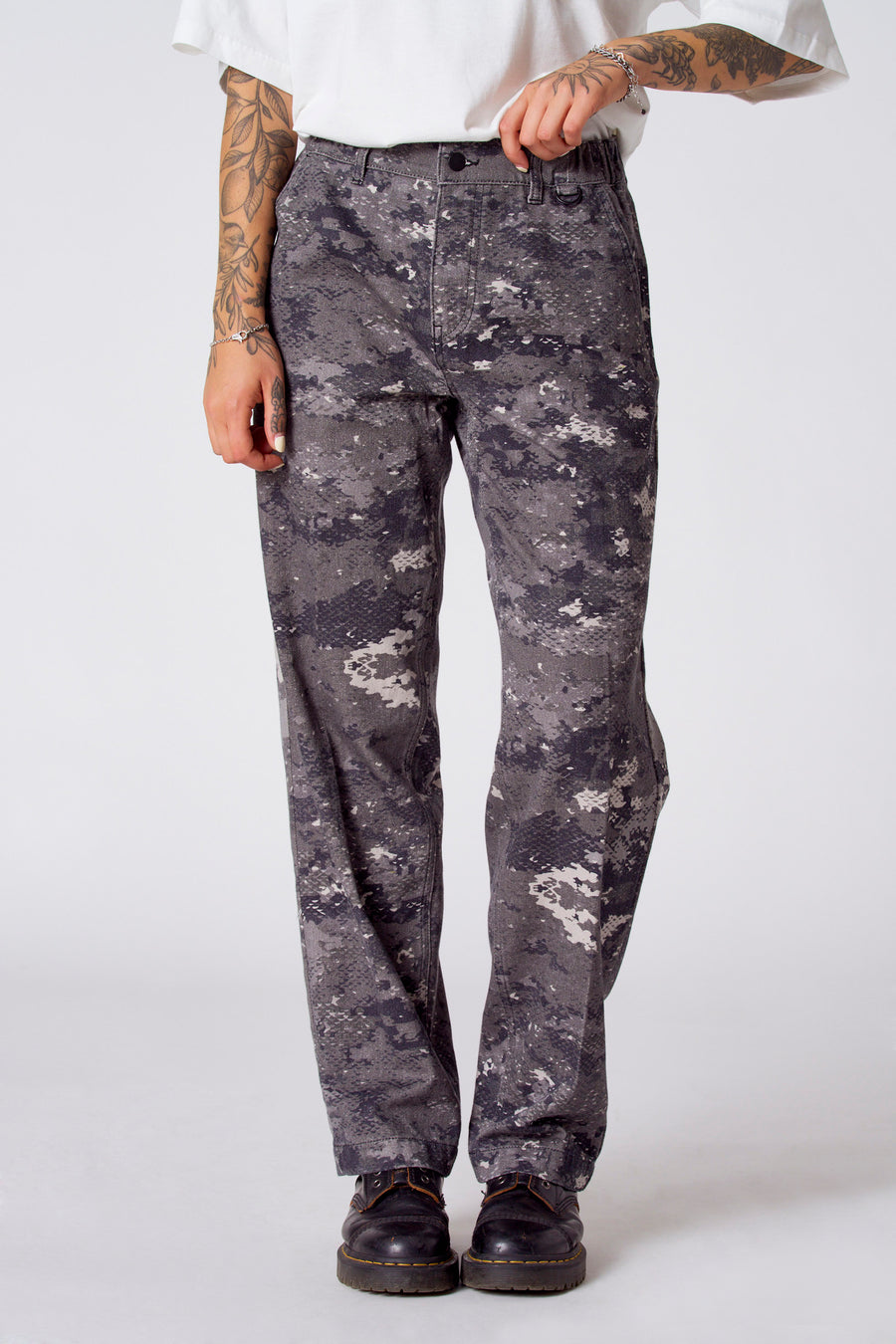 Jeans straight Dark grey denim - COELY