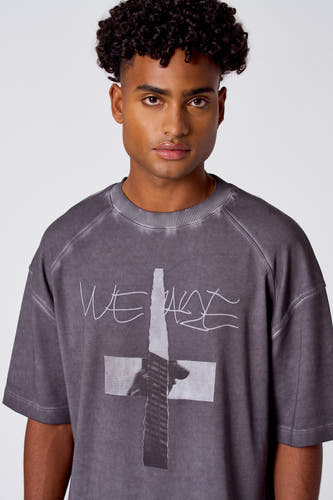 T-shirt (korte mouwen) Grijs - COELY