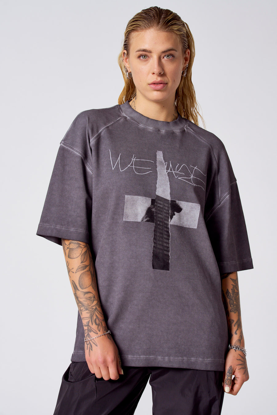 T-shirt (korte mouwen) Grijs - COELY