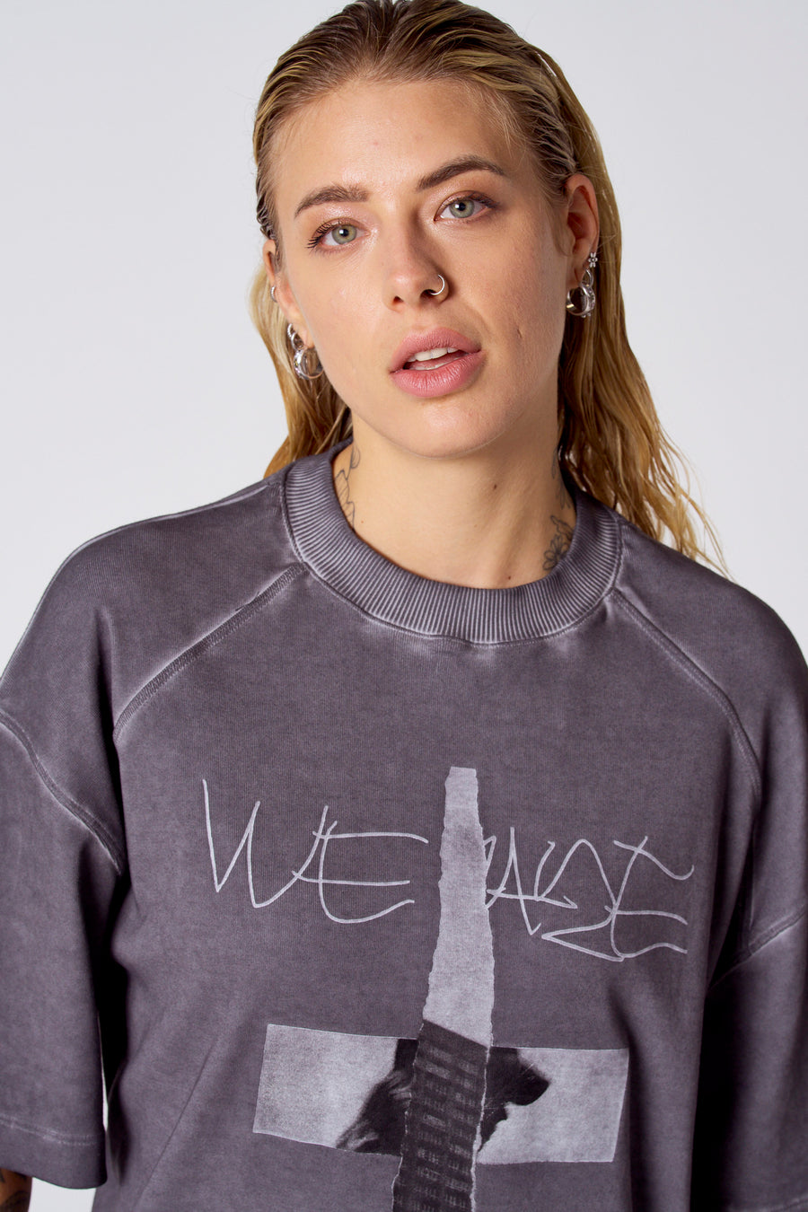 T-shirt (korte mouwen) Grijs - COELY
