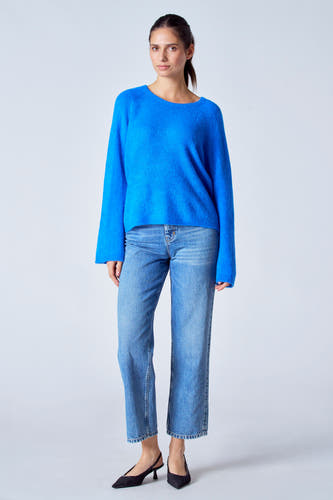 Trui met ronde hals Blauw - Clouds of Fashion