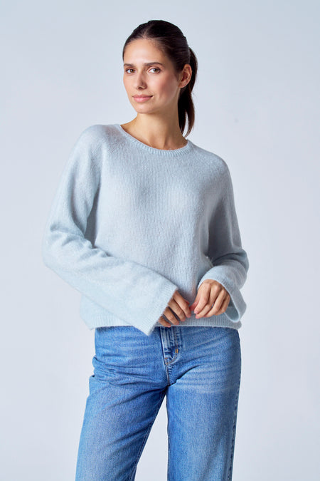 Trui met ronde hals Grijs - Clouds of Fashion