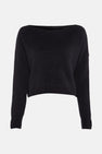 Trui met ronde hals Zwart - Clouds of Fashion