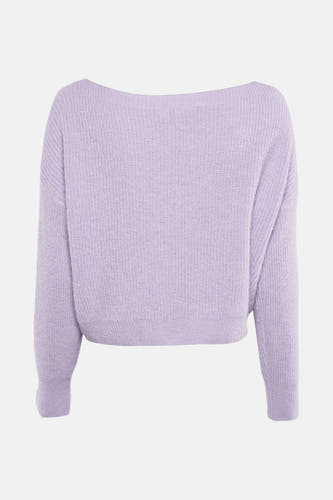 Trui met ronde hals Paars - Clouds of Fashion