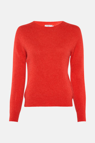 Trui met ronde hals Oranje - Clouds of Fashion