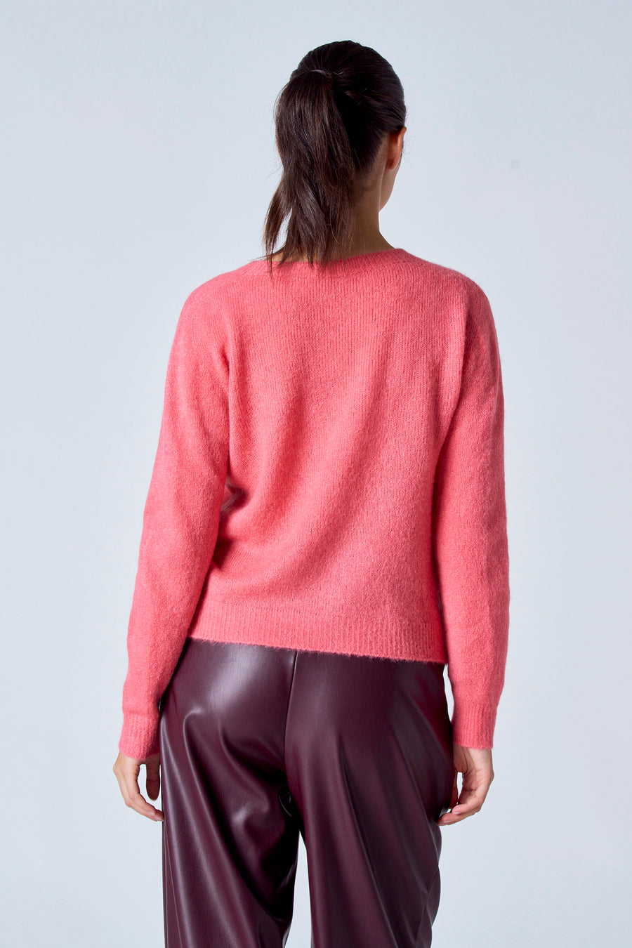 Trui met ronde hals Roze - Clouds of Fashion