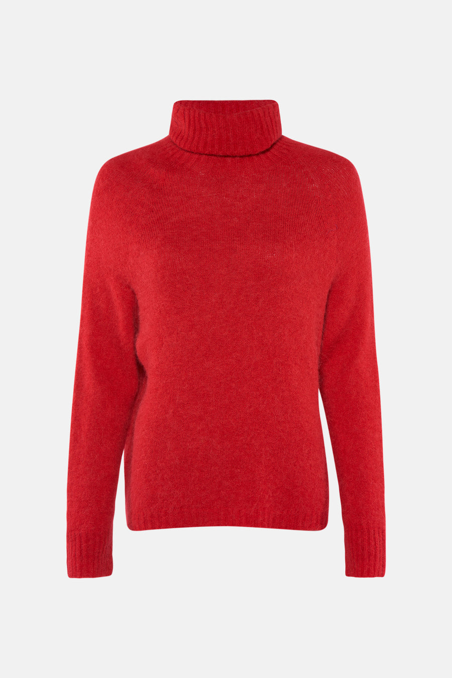 Trui met rolkraag Rood - Clouds of Fashion