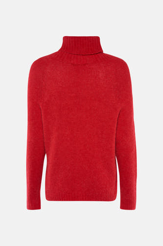 Trui met rolkraag Rood - Clouds of Fashion