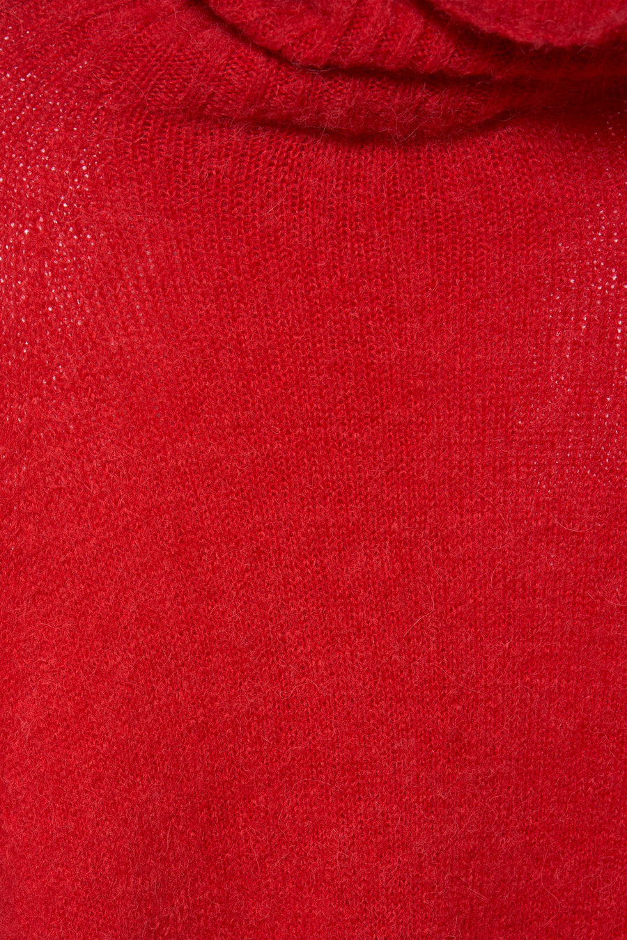 Trui met rolkraag Rood - Clouds of Fashion