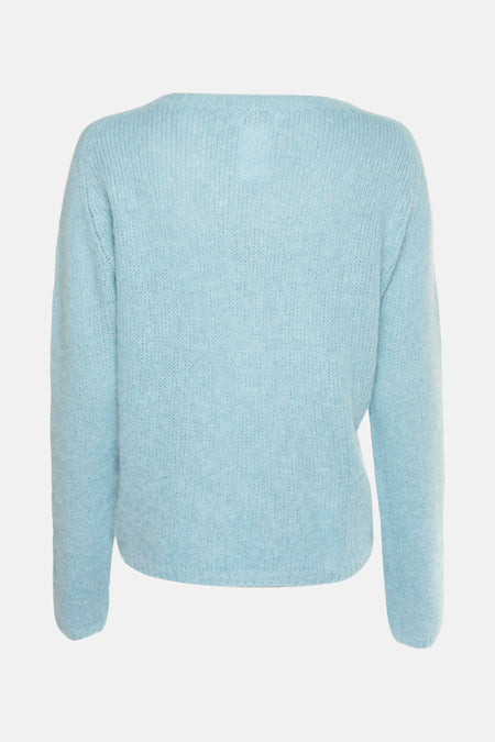 Trui met ronde hals Blauw - Clouds of Fashion